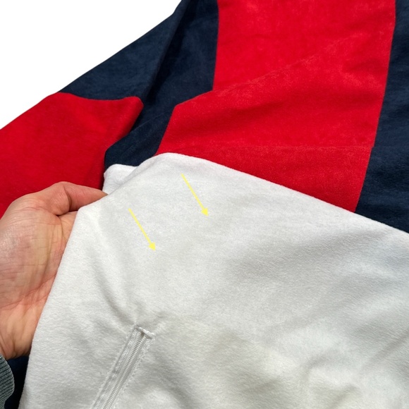 Vintage 80s Adidas ATP Made in Canada Velour Trefoil Track Jacket Mens Medium - Picture 6 of 11